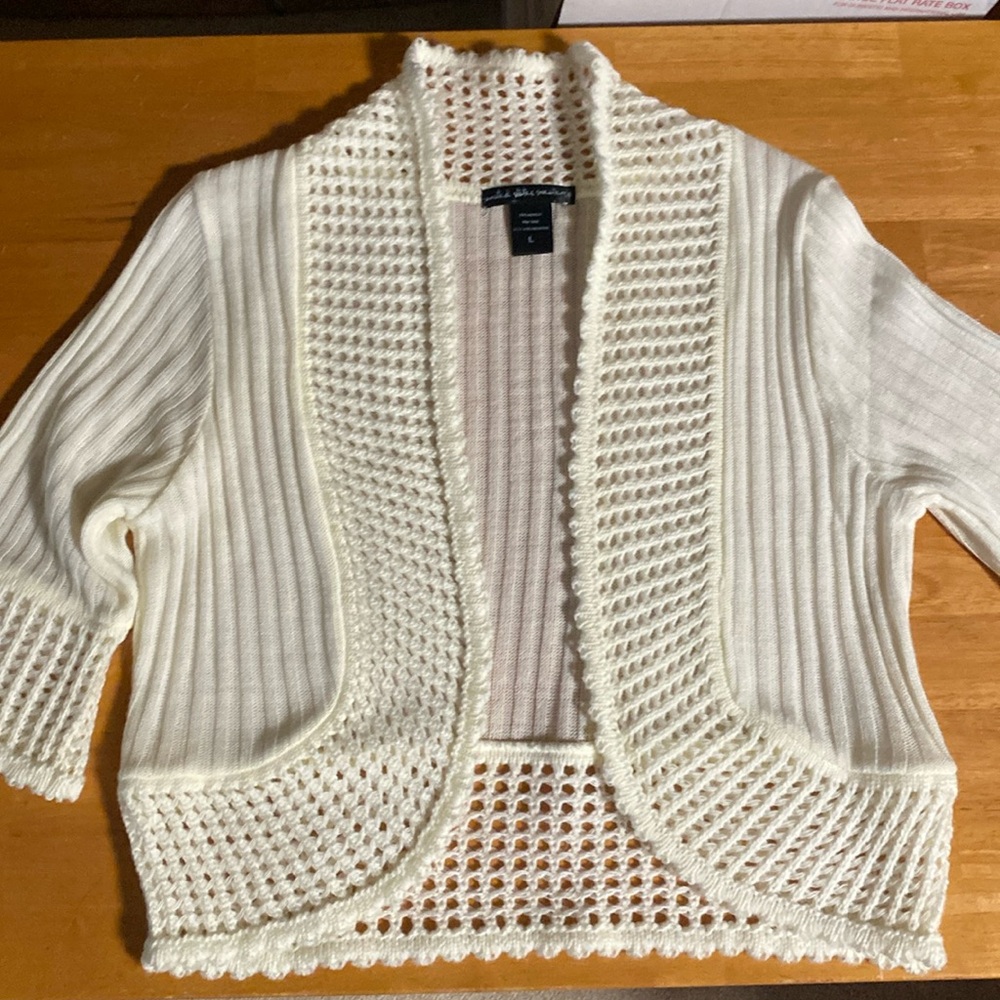 United States Sweaters NWOT Large Ivory 100% Acrylic